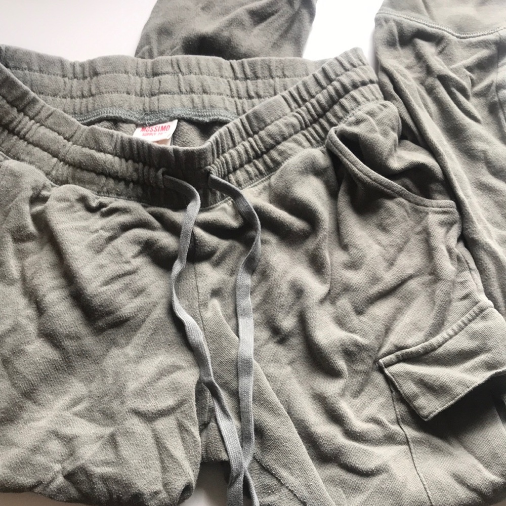 camo green sweatpants